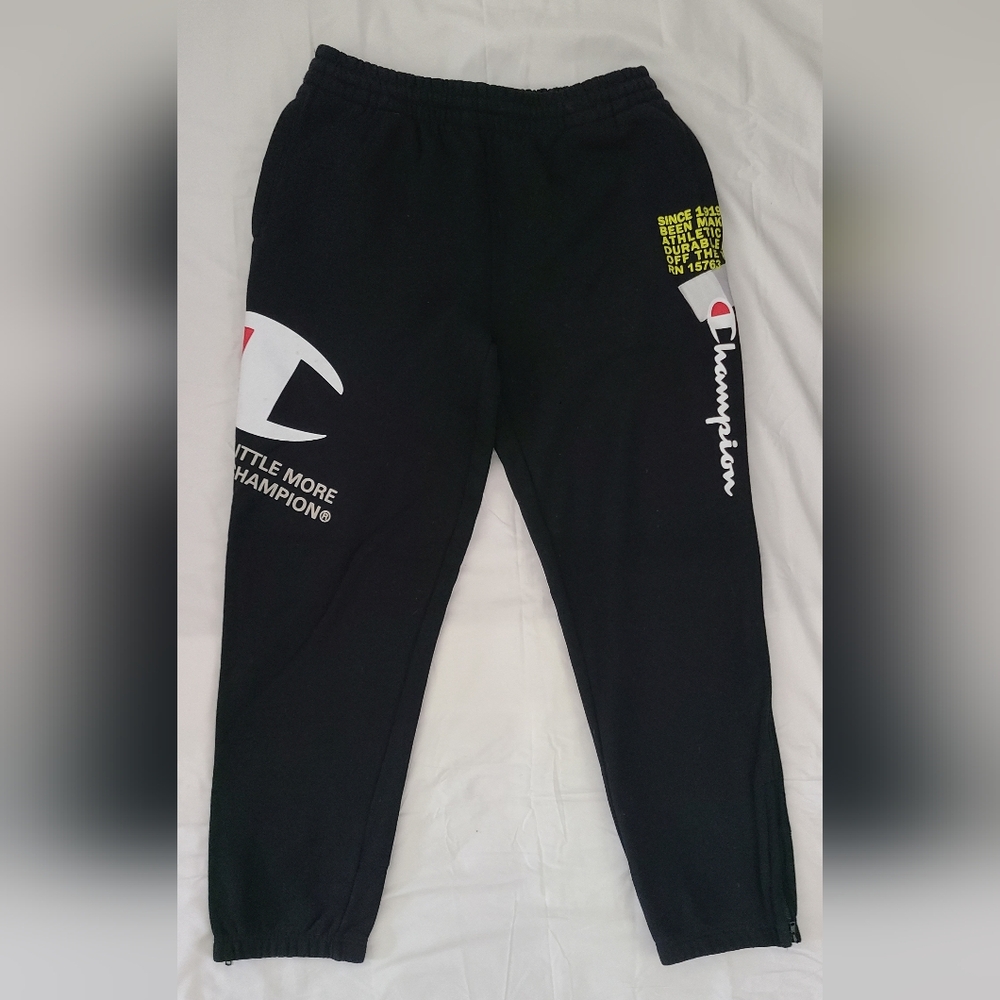 Black Champion Sweatpants Size Medium